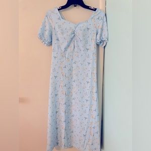 Blue floral SHEIN dress